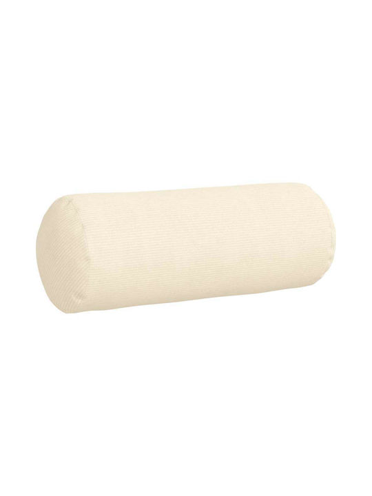 vidaXL Μαξιλάρι Καναπέ από Βελούδο Κρεμ 70x25εκ.