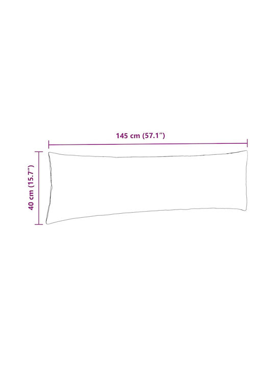 vidaXL Sofa-Kissen Rote 40x145cm