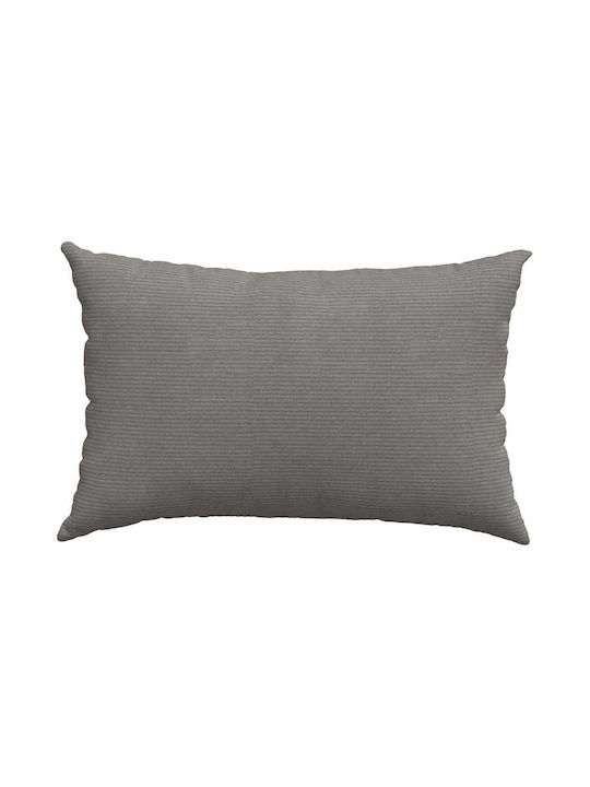 vidaXL Velvet Sofa Cushion Light Gray 40x60cm
