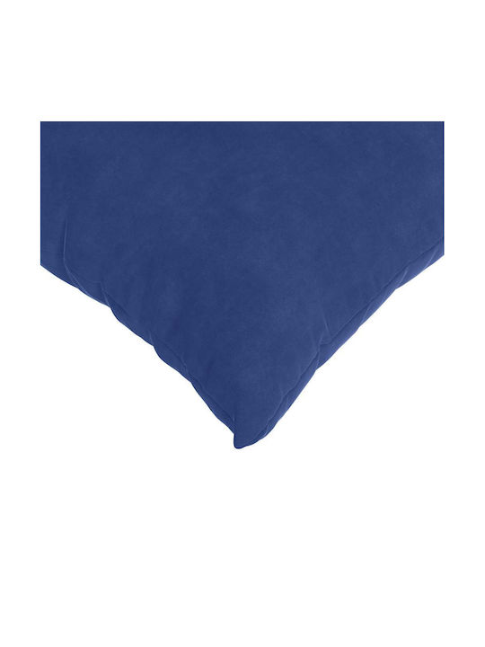 vidaXL Velvet Blue Sofa Cushion Police 30x50cm