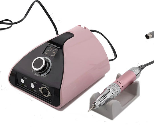 AMILA ZS-711 Nail Drill Power 65W Pink with Pedal with 35000 Rotations per Minute
