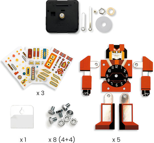 Djeco Stickers Diy Make Robot for Children 6+ Years