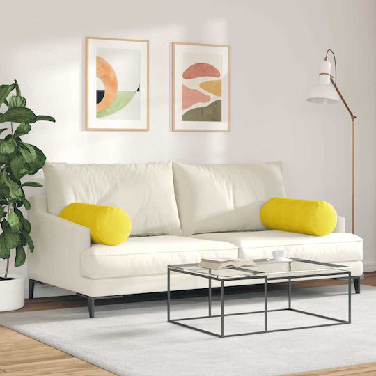 vidaXL Perna Decorativă Galbenă 2 Bucăți 70x25 cm vidaXL Perna Decorativă Galbenă 2 Bucăți 70x25 cm