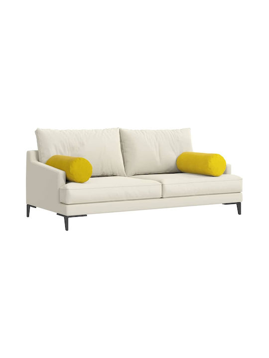 vidaXL Velvet Yellow Sofa Cushion 70x25cm