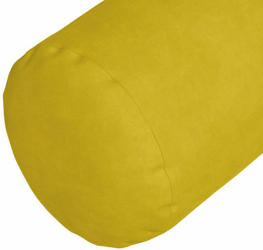 vidaXL Възглавница За Диван От Кадифе Жълта 70x25см