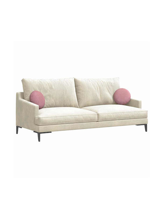 vidaXL Samt Sofa-Kissen Rosa 40x40cm