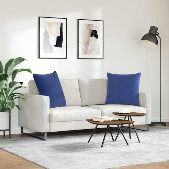 vidaXL Μαξιλάρι Μπλε Αστυνομίας 2τμχ 60x60εκ.