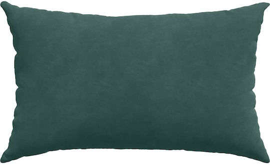 vidaXL Velvet Sofa Cushion Dark Green 30x50cm