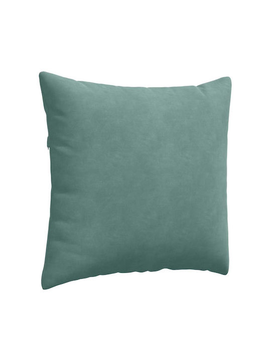 vidaXL Velvet Sofa Cushion Light Blue 45x45cm