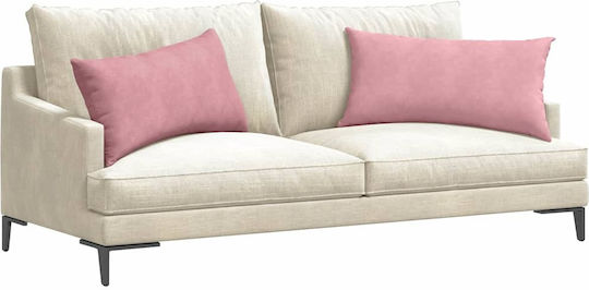 vidaXL Velvet Sofa Cushion Pink 40x80cm