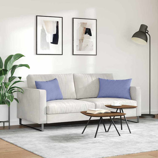 vidaXL Zierkissen Blau 2Stücke 40x60cm