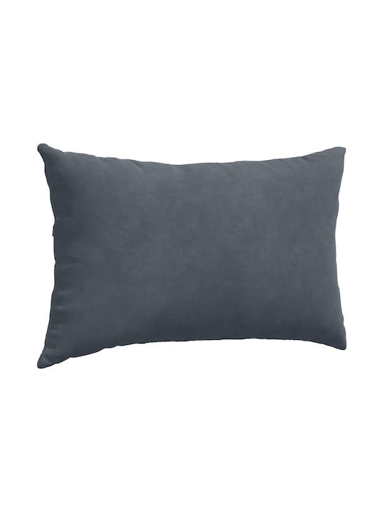 vidaXL Velvet Dark Gray Sofa Cushion 30x50cm