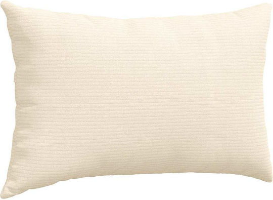 vidaXL Perna De Canapea Din Catifea Crem 30x50cm