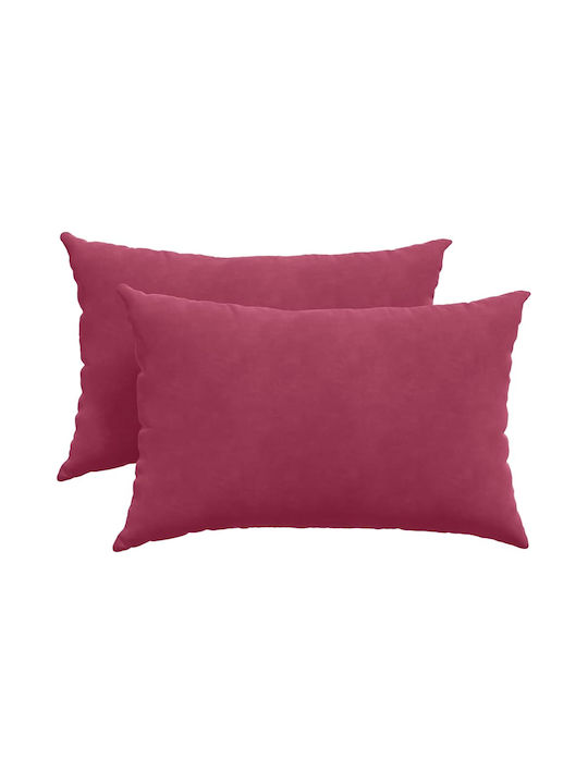 vidaXL Sofa-Kissen aus Samt Rote 40x60cm