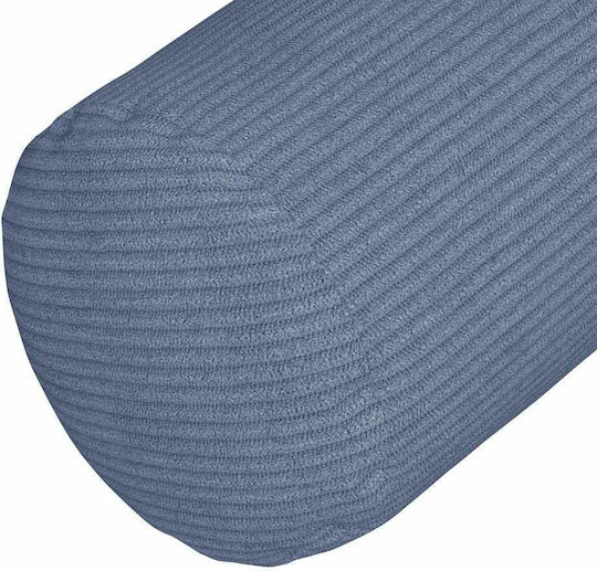 vidaXL Perna de canapea din Catifea Albastru 2buc 70x25cm.