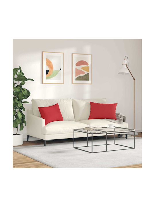 vidaXL Μαξιλάρι Καναπέ Κόκκινο 40x60εκ.
