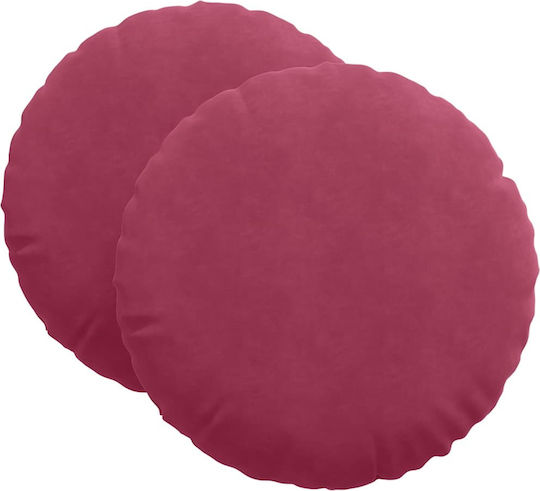 vidaXL Sofa-Kissen aus Samt Rote 60x60cm