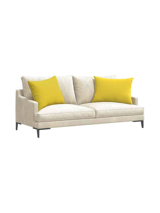 vidaXL Gelbes Sofa-Kissen 50x70cm