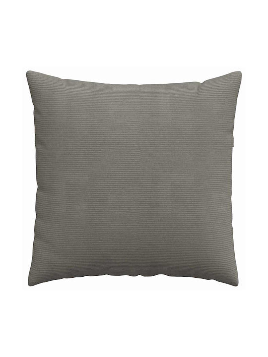 vidaXL Velvet Sofa Cushion Light Gray 60x60cm