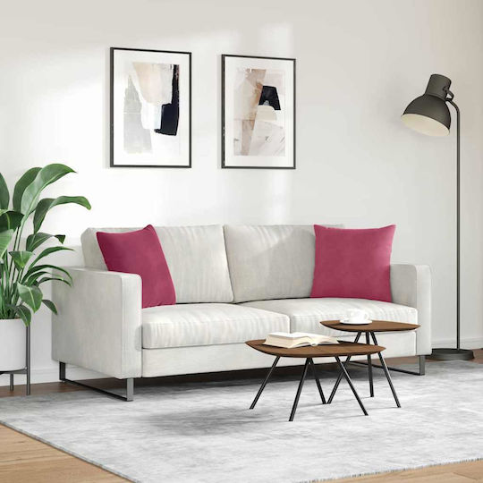 vidaXL Μαξιλάρι Κόκκινο 2τμχ 45x45εκ. vidaXL Μαξιλάρι Κόκκινο 2τμχ 45x45εκ.