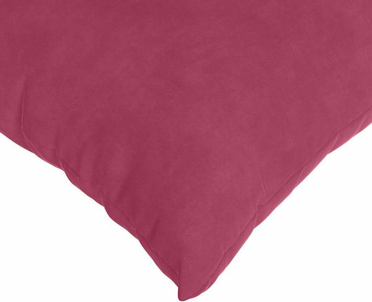 vidaXL Velvet Sofa Cushion Red 45x45cm