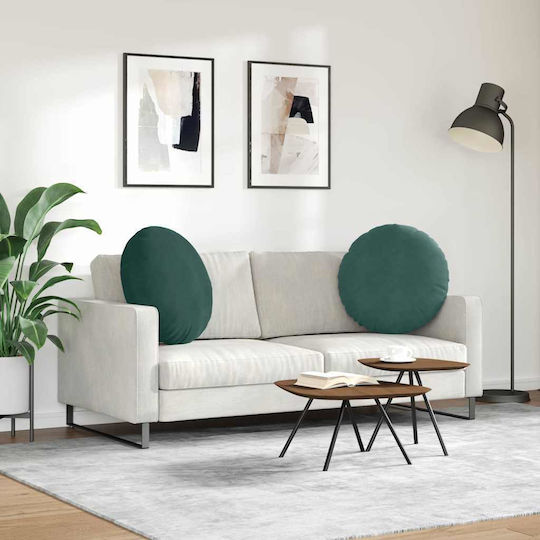vidaXL Pernă Verde 2 Bucăți 60x60 cm