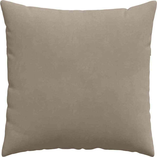 vidaXL Възглавница за диван Taupe 2бр 60x60см.