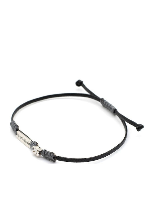 Armband Glücksbringer 2026 Never Look Back Μακ Grau