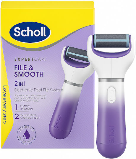 Scholl Lima Electrică pentru Călcâie și Bătături 2 în 1