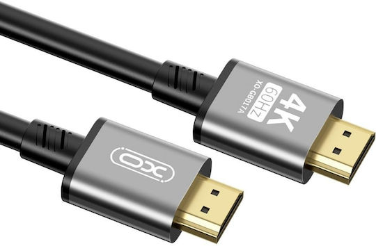 XO HDMI 2.0 Cable HDMI male - HDMI male 3m Black
