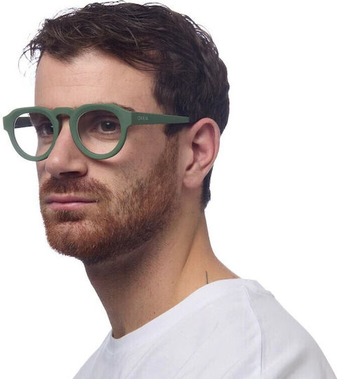 Okkia Ochelari de citit +3.00 în culoarea Verde OK042GR-300-370672