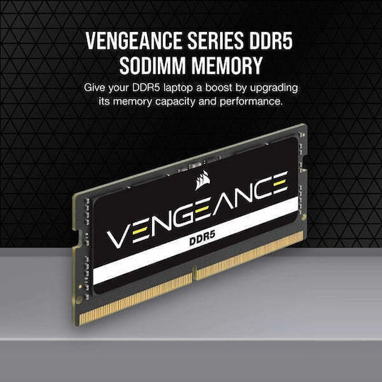 Corsair Vengeance DDR5 with Module 1x32GB and Speed 2800 for Laptop