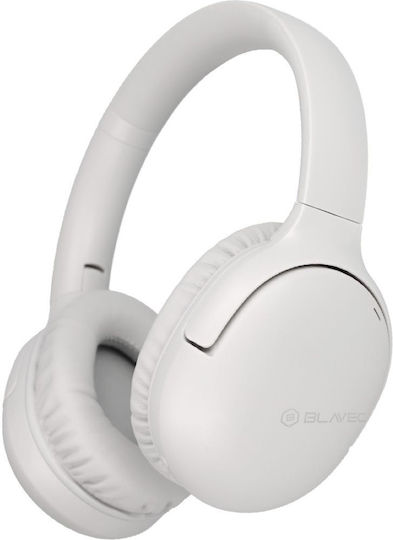 Blavec BO-12 Wireless / Wired Over Ear Headphones with 120 hours of Operation White