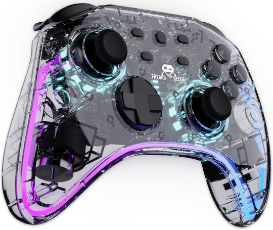 Freaks and Geeks Wireless Gamepad for Switch Transparent