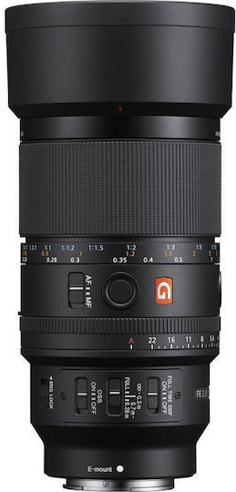 Sony Full Frame Camera Lens FE 100mm f/2.8 Macro GM OSS Macro for Sony FE Mount Black