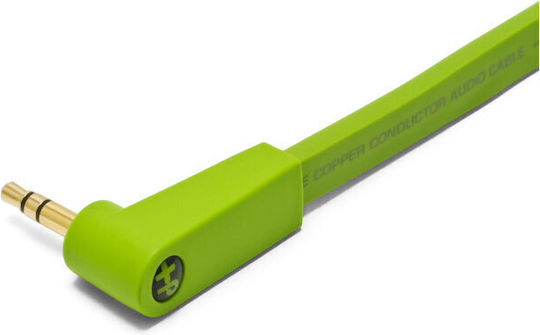 Oyaide Καλώδιο Ήχου 3.5mm male - RCA male Πράσινο 1.5m με Επίχρυσους Ακροδέκτες d+ MYR class B
