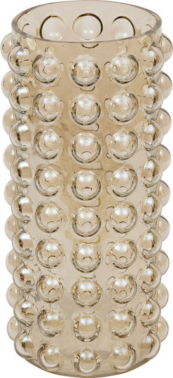 Βάζο Γυάλινο Doria Διάφανο 13x13xΥ27.5cm