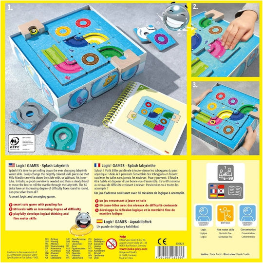 Board Game Λαβύρινθος Νεροτσουλήθρας for 1 Player 6+ Years Old Haba