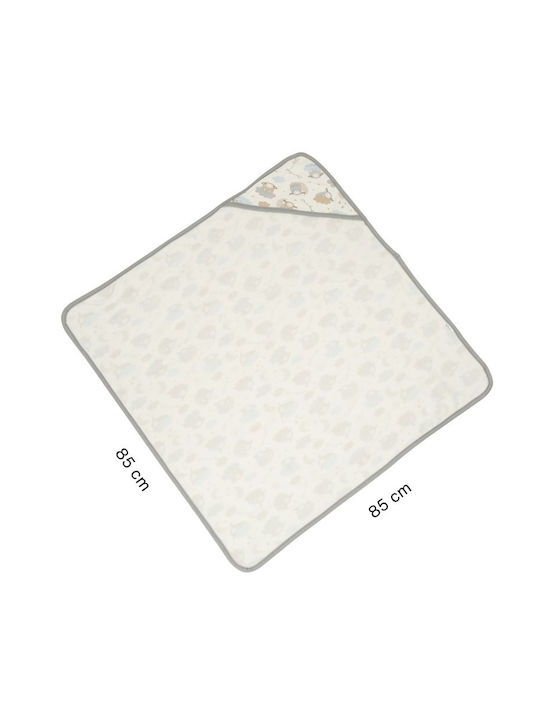 Kidizi Scutec din Bumbac Bej 85x85εκ.