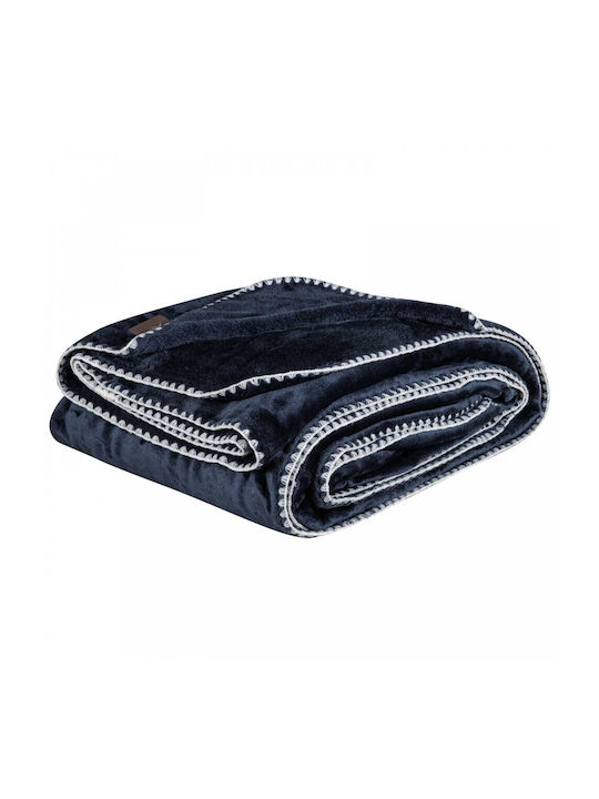 Greenwich Polo Club 4442 Fleece Single Blanket 170x240cm Royal Blue