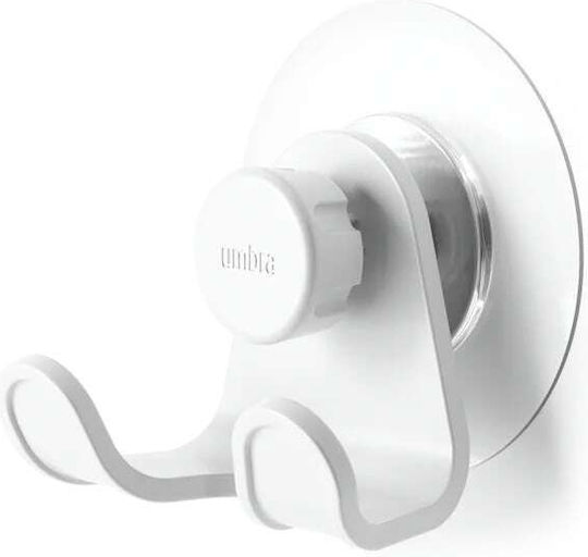 Umbra Flex Cârlig de Baie Dublu ​8x6cm Alb