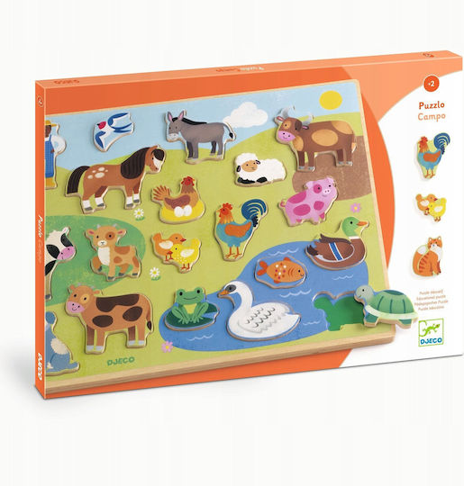 Lemnos Puzzle pentru Copii Farm Djeco