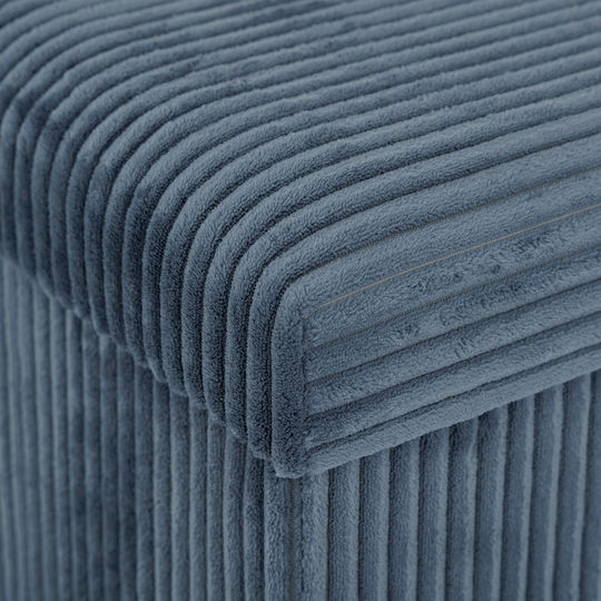 Scaune Camera de zi Cu spațiu de depozitare Lemn A-s Arum Blue 38x38x38buc
