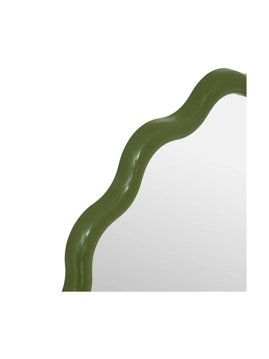 Atmosphera Oglindă De Perete Wavy Cu Cadru Din Plastic Bej Diametru 50cm