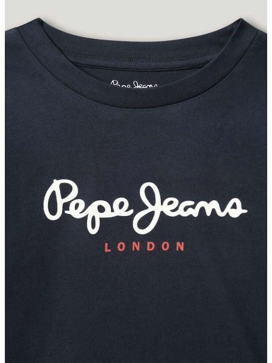 Kids' Shirt Long Sleeve Blue
