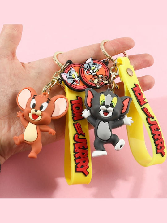 Μπρελόκ Τομ Τζέρι Τομ Κιτρινο Γκρι Tom Jerry Keychain Tom Yellow Grey Molfs Μπρελόκ Τομ Τζέρι Τομ Κιτρινο Γκρι Tom Jerry Keychain Tom Yellow Grey Molfs