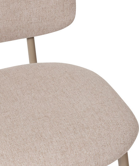 Fabric Outdoor Bar Stool Beige 43x52.5x108.5cm