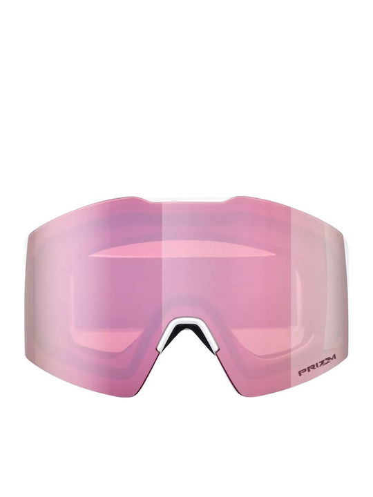 Oakley Fall Line L Ски & Сноуборд Маска Детска Бял с Леща в Цвят Розов