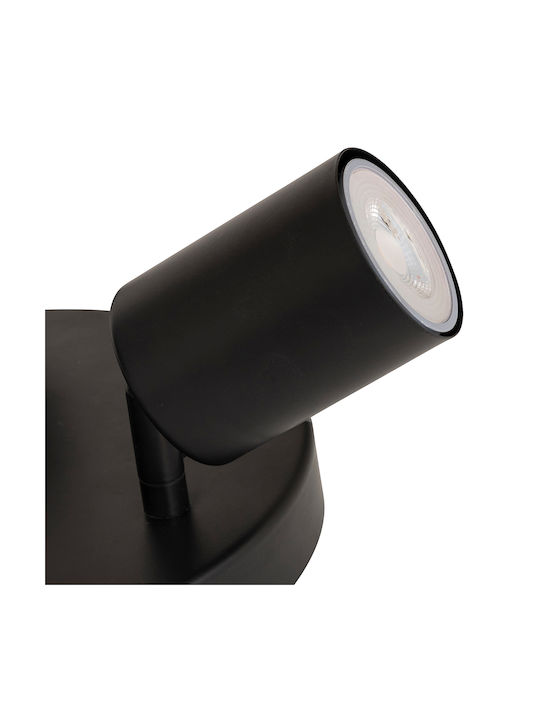 Dreifach Spot mit Fassung GU10 in Schwarz Farbe