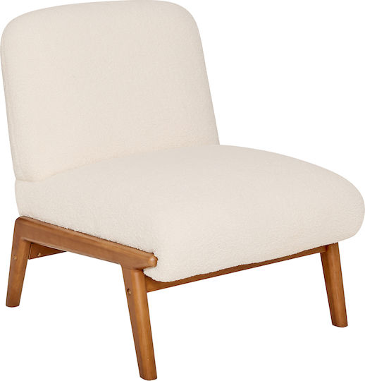 Πολυθρόνα A-s Liora Εκρού 61.4x75.5x76εκ.